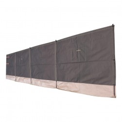 ALSANIDI, Foldable windbreak for trips, Camping Curtain, Coffee Brown, Size 600*125Cm