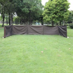 ALSANIDI, Foldable windbreak for trips, Camping Curtain, Coffee Brown, Size 800*125Cm