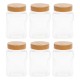 ALSANIDI, spices set Storage bag, Completed spices cans, Kaki, Set 6 pcs