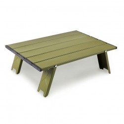 TIERRA, Aluminum Foldable Table, Foldable Table for Outdoor and Home Gardens, Green Dark, Size 28.5*40 Cm