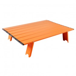 TIERRA, Aluminum Foldable Table, Foldable Table for Outdoor and Home Gardens, Orang, Size 40*56 Cm