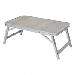 ALSANIDI, Foldable Aluminum Table, Foldable Table for Outdoor and Home Gardens, Beige, Size 30*50 Cm