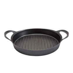 ALSANIDI, Grill saj, Burger Griling saj, Black, Size 28 Cm