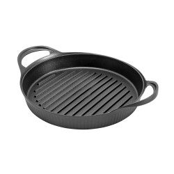 ALSANIDI, Grill saj, Burger Griling saj, Black, Size 28 Cm