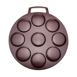 ALSANIDI, Pancake Saj, Crepe maker, Black, Size 40 Cm Thickness 6 ml