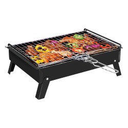 ALSANIDI, Charcoal grill for trips, Portable Charcoal Grill, Black, Size 35*50 Cm