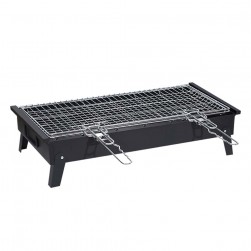 ALSANIDI, Charcoal grill for trips, Portable Charcoal Grill, Black, Size 35*70 Cm