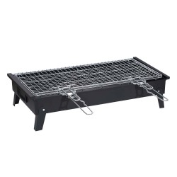 ALSANIDI, Charcoal grill for trips, Portable Charcoal Grill, Black, Size 35*70 Cm