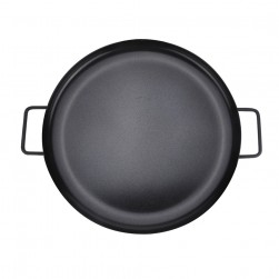 ALSANIDI, Grill pan, Burger Grill Saj, Black, Size 45 Cm