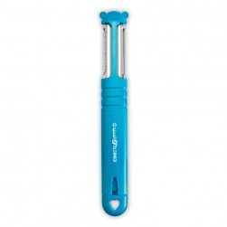 ALSANIDI, Plastic fruit and Vegetables peeler, Potatoes peeler, Turquoise, Size 2.6*21.3 Cm