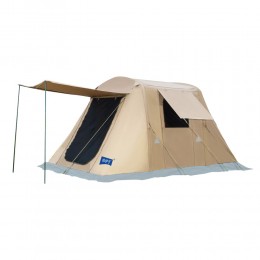 دي بي تي، خيمة رحلات هوائية قماش قطني، خيمة نفخ بالهواء، كاكي غامق، مقاس 230*390*200 سم