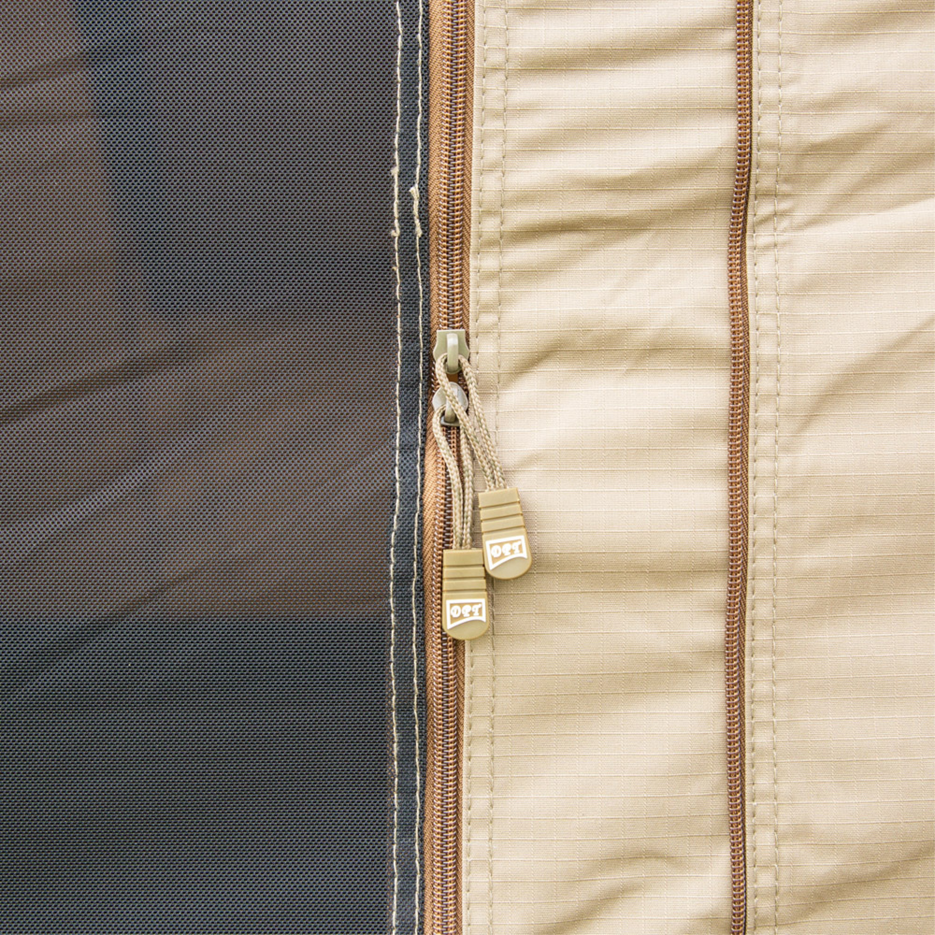 دي بي تي، خيمة رحلات هوائية قماش قطني، خيمة نفخ بالهواء، كاكي غامق، مقاس 290*400*225 سم