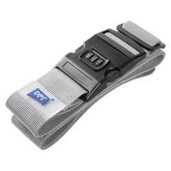 DPT, Travel Bag Strap, Travel luggage Belt, Gray, Size 5*220 Cm