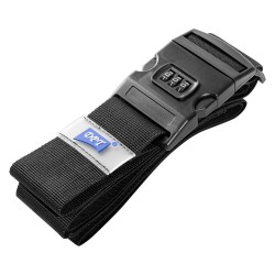 DPT, Travel Bag Strap, Travel luggage Belt, Black, Size 5*220 Cm