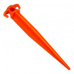 ALSANIDI, Galvanized Steel Tent Dowel, Pegs, Orang, Size 28 Cm