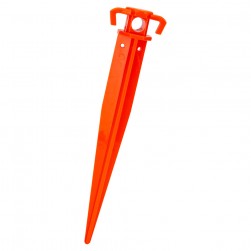 ALSANIDI, Galvanized Steel Tent Dowel, Pegs, Orang, Size 41 Cm