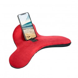 ALSANIDI, Pillow for smart devices, Mobile phone wrist pad, Red, Size 40*23*11 Cm