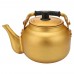 السنيدي، ابريق شاي نحاس، اصفر، سعة 0.75 لتر