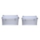 ALSANIDI, Aluminum trips bag, Aluminum trips box, Silver, Size 78.2*38.5*38.2 Cm