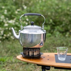 ALSANIDI, Aluminum teapot, Teapot, Silver, Size 14 Cm