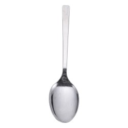 ALSANIDI, Aluminum Cooking spoons, cooking spoons, Silver, Size 27 Cm