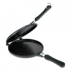 DPT, Double pan, Double grill pan, Black, Size 28 Cm