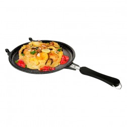 DPT, Double pan, Double grill pan, Black, Size 28 Cm