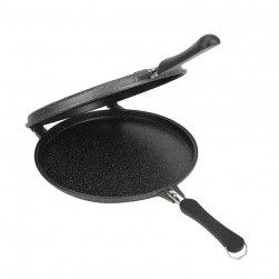 DPT, Double pan, Double grill pan, Black, Size 36 Cm