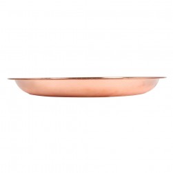 ALSANIDI, Stainless Steel bowel, Trips plates, Coppery, Size 35 Cm