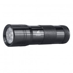 ALSANIDI, Scorpion flashlight with Violet light, Handheld Flashlight, Black, 12 bulb