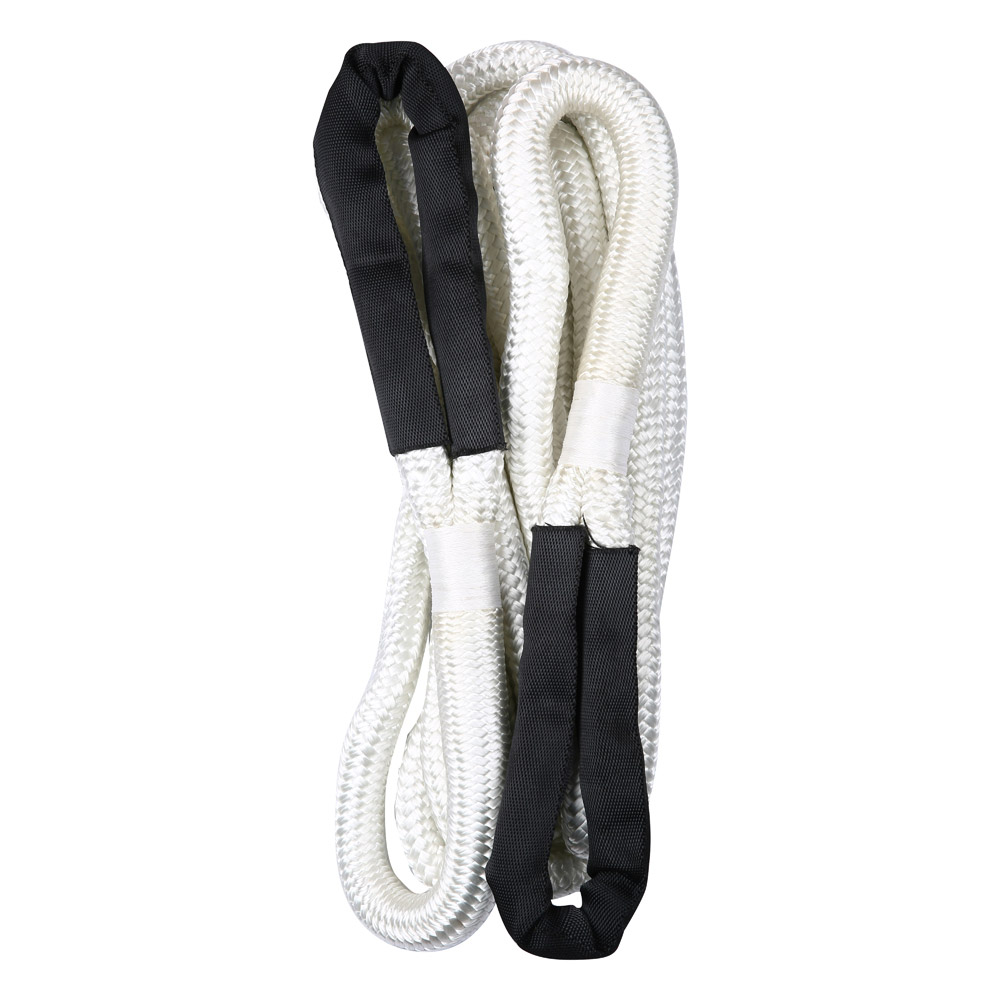 DPT, Towing Rope/Cable for Car, Emergency Towing Rope, White, Size 6 Metre*22 mm load 9 Ton