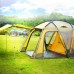 دي بي تي، عمود خيمة الومنيوم قابل للطي، أعمدة مظلة محمولة خفيفة الوزن للتخييم، فضي، مقاس 1 بوصة طول 227 سم