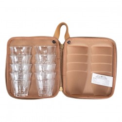 ALSANIDI, Completed anti-shock cups bag, Tea Mug bag, Woody, Size 15*17*7.2Cm