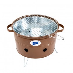 DPT, Portable grill, Outdoor grill, Brown, Size 35*30.5*20.5 Cm