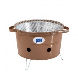 DPT, Portable grill, Outdoor grill, Brown, Size 35*30.5*20.5 Cm