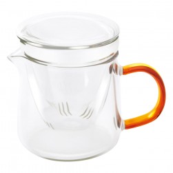 DPT, SpeciaLized Pot for Preparing tea, Teapot, Transparent , capacity 200 ml