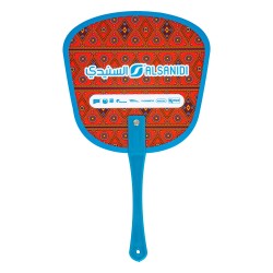 ALSANIDI, Plastic blower, Hand fan for grilling, Red