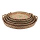 ALSANIDI, Traditional Wicker Dish, Beige, Size 30 Cm