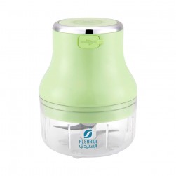 ALSANIDI, USB charging Electric onion chopper, Electric garLic slicer, Green, capacity 100 ml