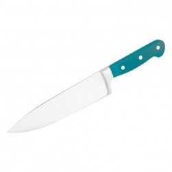 ALSANIDI, Butcher Stainless steel knife, Kitchen knife, Turquoise, Size 7 inch