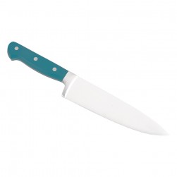 ALSANIDI, Butcher Stainless steel knife, Kitchen knife, Turquoise, Size 7 inch