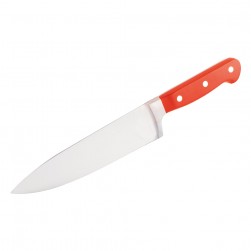 ALSANIDI, Butcher Stainless steel knife, Kitchen knife, Red, Size 7 inch