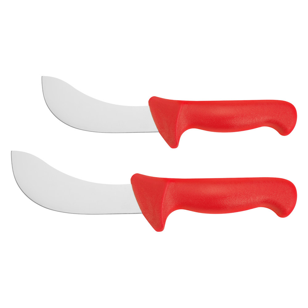 ALSANIDI, Butcher Stainless steel knife, Kitchen knife, Red, Size 4 inch