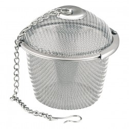 ALSANIDI, Teapot strainer, Stainless steel tea Filter, Silver, Small