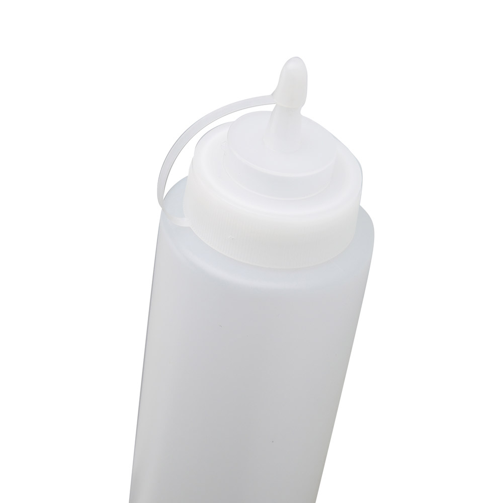 ALSANIDI, Plastic Pancake Bottle, Squeeze Bottles, White, capacity 950 ml