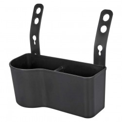 ALSANIDI, Cup and Phone Holder, Side Car Seat Organizer, Black, Size 8.8*19.6*8.8 Cm