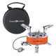 ALSANIDI, Trips cooking gas stove, Outdoor gas cooking stove , Orang, SizeD:18.2*H:10.7Cm