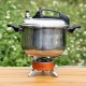 ALSANIDI, Trips cooking gas stove, Outdoor gas cooking stove , Orang, SizeD:18.2*H:10.7Cm