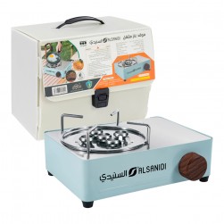 ALSANIDI, Trips cooking gas stove, Outdoor gas cooking stove , Blue, Size25*20.3*11.5Cm