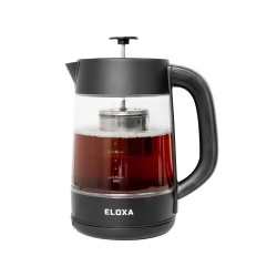 ELOXA, Digital Kettle, Glass Kettle, Transparent , capacity 1.7 L